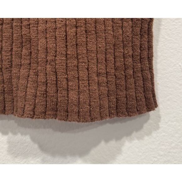 Madewell Kendale Button Front Crop Sweater Women’s Size Medium Sleeveless - Picture 6 of 7